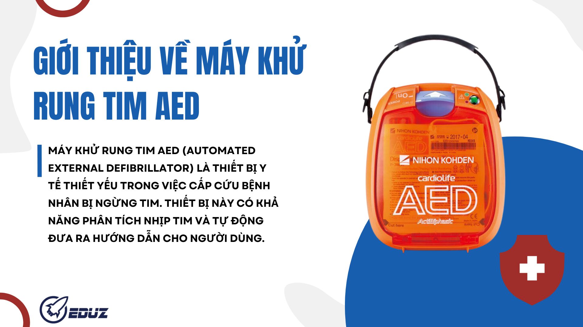 1. Giới Thiệu Về Máy Khử Rung Tim AED